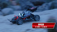 Nikko Night Panther távirányítós terepjáró buggy, 7,5 km/h sebesség, 2,4 GHz irányítás, 1:18 méretarány, 6+ éves gyerekeknek, piros-fekete 4