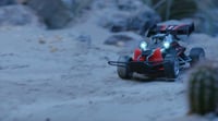 Nikko Night Panther távirányítós terepjáró buggy, 7,5 km/h sebesség, 2,4 GHz irányítás, 1:18 méretarány, 6+ éves gyerekeknek, piros-fekete 3