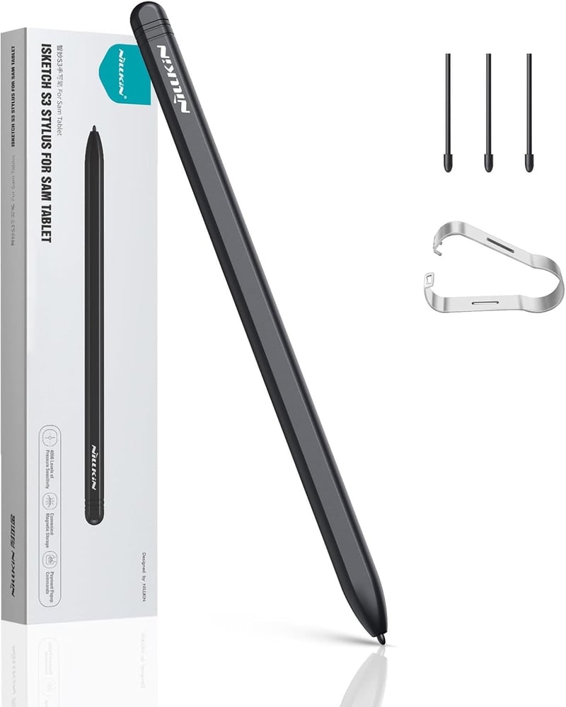 Nillkin EMR Digitális Ceruza Radír Funkcióval - 4096 Nyomásérzékenységi Szint - Samsung Galaxy Tab S9+ S9 Ultra S8 Plus S7 S6 Tabletekhez - 