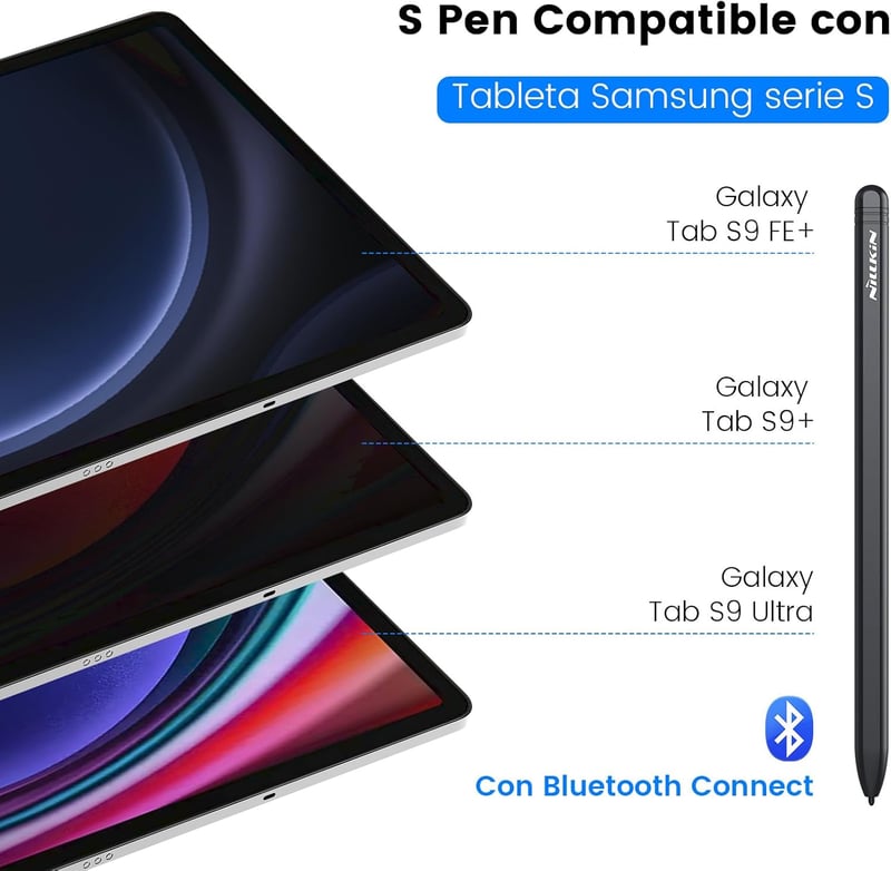 Nillkin EMR Digitális Ceruza Radír Funkcióval - 4096 Nyomásérzékenységi Szint - Samsung Galaxy Tab S9+ S9 Ultra S8 Plus S7 S6 Tabletekhez - 