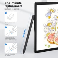 Nillkin EMR Digitális Ceruza Radír Funkcióval - 4096 Nyomásérzékenységi Szint - Samsung Galaxy Tab S9+ S9 Ultra S8 Plus S7 S6 Tabletekhez -  5