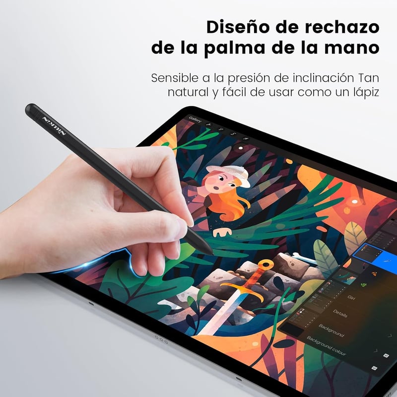 Nillkin EMR Digitális Ceruza Radír Funkcióval - 4096 Nyomásérzékenységi Szint - Samsung Galaxy Tab S9+ S9 Ultra S8 Plus S7 S6 Tabletekhez - 
