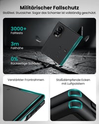 Nillkin maska za Samsung Galaxy Z Fold 8 - Frosted Shield zaštitna maska - Crna 3