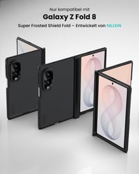 Nillkin maska za Samsung Galaxy Z Fold 8 - Frosted Shield zaštitna maska - Crna 9