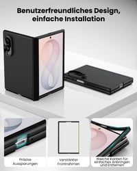 Nillkin maska za Samsung Galaxy Z Fold 8 - Frosted Shield zaštitna maska - Crna 8