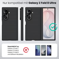 Nillkin maska za Samsung Galaxy Z Fold 8 Ultra, kompatibilna s MagSafe-om, sa zaštitom za zglob, otporna na udarce i ogrebotine, crna 2