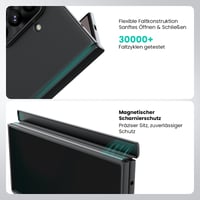 Nillkin maska za Samsung Galaxy Z Fold 8 Ultra, kompatibilna s MagSafe-om, sa zaštitom za zglob, otporna na udarce i ogrebotine, crna 5