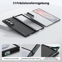 Nillkin maska za Samsung Galaxy Z Fold 8 Ultra, kompatibilna s MagSafe-om, sa zaštitom za zglob, otporna na udarce i ogrebotine, crna 6