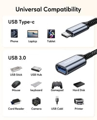 Nimaso USB-C – USB 3.1 OTG adaptér – 2 ks 7