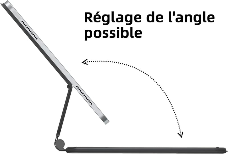 nimin iPad Air 5/4 10.9" Védőtok Trackpad-dal, iPad Pro 11" Kompatibilis