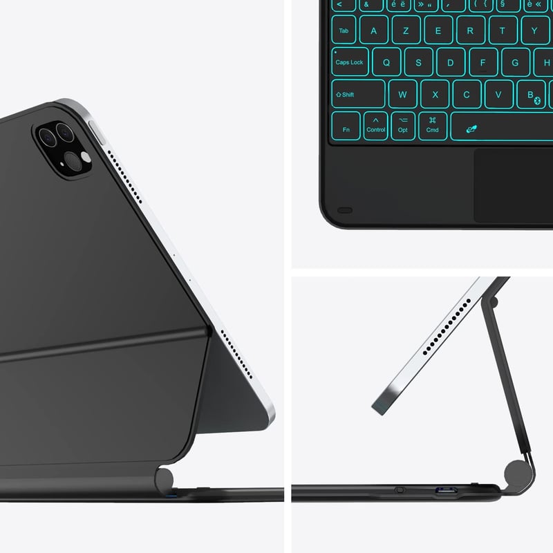 nimin iPad Air 5/4 10.9" Védőtok Trackpad-dal, iPad Pro 11" Kompatibilis