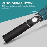 NINEMAX Teal nagy viharálló automata nyílású golf ernyő dupla tető szellőzővel L XL XXL méretben férfiaknak nőknek 5