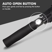 NINEMAX Viharálló Golf Esernyő Automata Nyitás Dupla Baldachin XXL 5