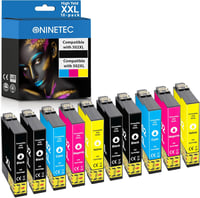 NINETEC 502XL Multipack nyomtatópatron Epson XP-5100 WF-2860dwf kompatibilis 10db 1