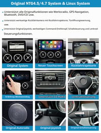 12,3-palcové dotykové autorádio Ninetom pre Mercedes Benz triedy A/B GLA CLA W176 W246 C117 X117 X156 2013-2015 NTG 4.5/4.7 Apple CarPlay Android Auto Mirrorlink 6