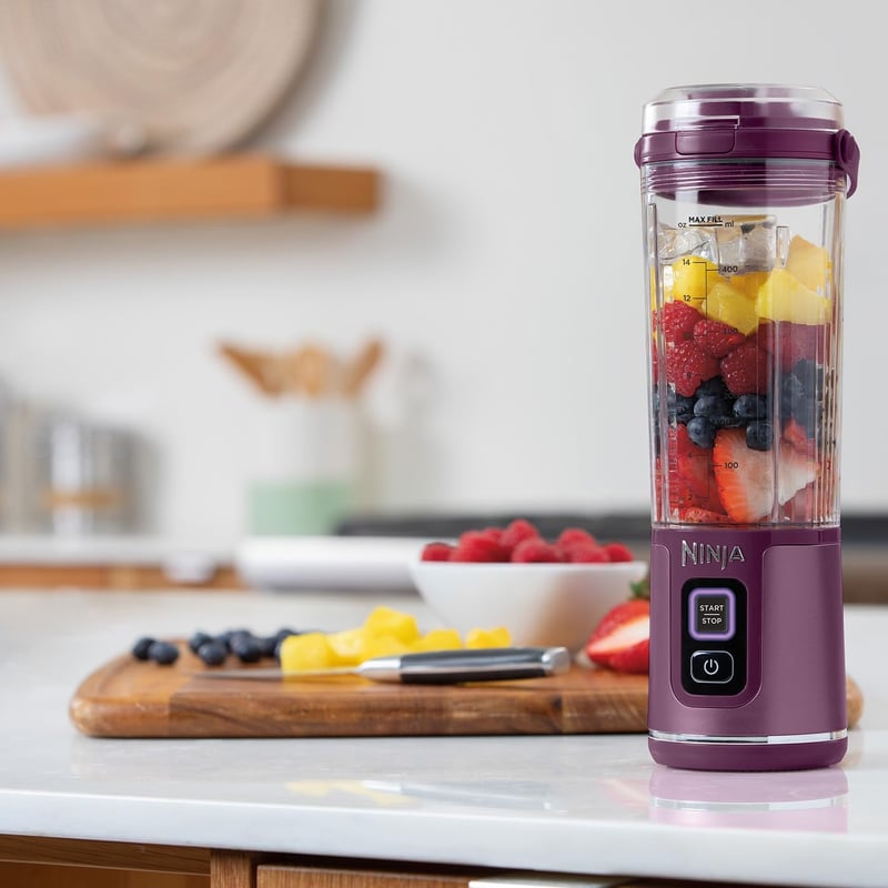 Ninja Blast BC151EUPR Hordozható Turmixgép 530ml Lila Akkumulátoros Jégzúzó