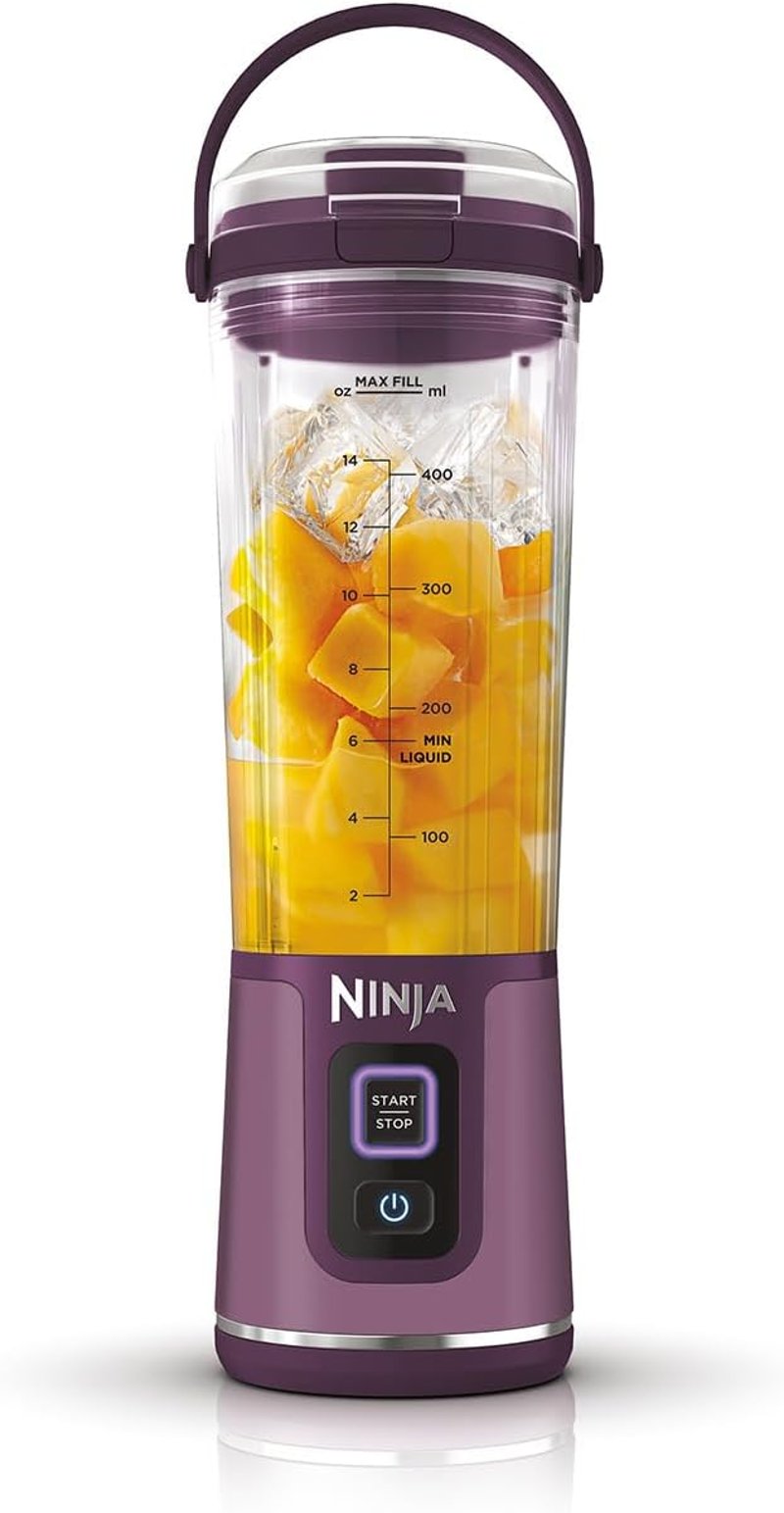 Ninja Blast BC151EUPR Hordozható Turmixgép 530ml Lila Akkumulátoros Jégzúzó