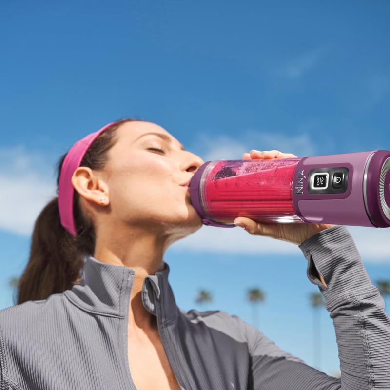 Ninja Blast BC151EUPR Hordozható Turmixgép 530ml Lila Akkumulátoros Jégzúzó