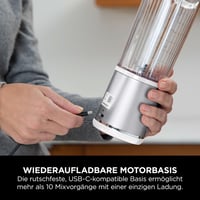 Ninja Blast BC151EUWH Hordozható Turmixgép 530ml Vezeték Nélküli Gyümölcs Jégzúzó 9