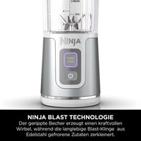 Ninja Blast BC151EUWH Hordozható Turmixgép 530ml Vezeték Nélküli Gyümölcs Jégzúzó 10
