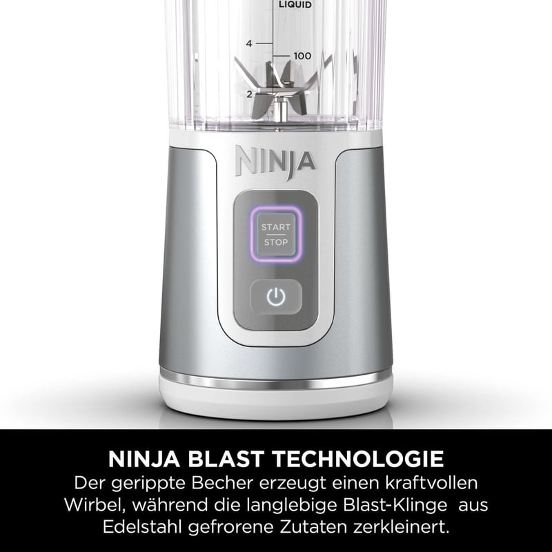 Ninja Blast BC151EUWH Hordozható Turmixgép 530ml Vezeték Nélküli Gyümölcs Jégzúzó