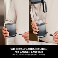 Ninja Blast Max BC251EUGY Hordozható Turmixgép 570ml Töltöthető Szürke 3