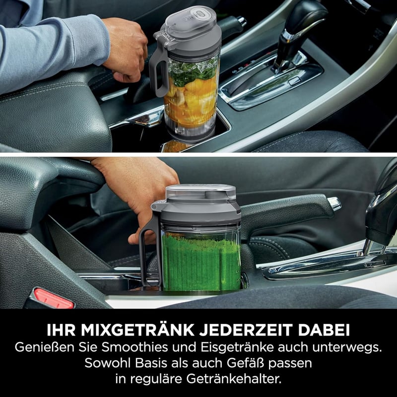 Ninja Blast Max BC251EUGY Hordozható Turmixgép 570ml Töltöthető Szürke
