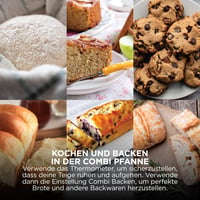 Multicooker, cuptor și friteuză cu aer cald Ninja Combi 12-în-1, gri 8