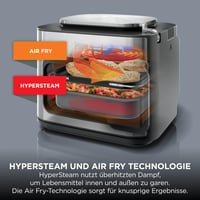 Multicooker, cuptor și friteuză cu aer cald Ninja Combi 12-în-1, gri 6