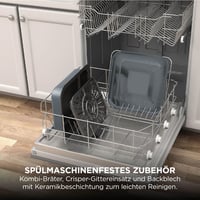 Multicooker, cuptor și friteuză cu aer cald Ninja Combi 12-în-1, gri 9