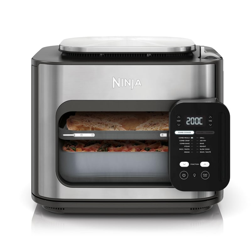 Multicooker, cuptor și friteuză cu aer cald Ninja Combi 12-în-1, gri