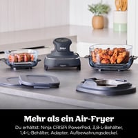 Teplovzdušná fritéza Ninja CRISPi FN101EUGY, prenosná, 3,8 l, sivá, fritéza bez oleja 2