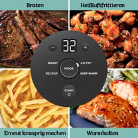 Teplovzdušná fritéza Ninja CRISPi FN101EUGY, prenosná, 3,8 l, sivá, fritéza bez oleja 9