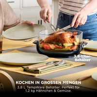 Friteuză cu aer cald portabilă Ninja CRISPi FN101EUSTGD 3,8L 4 în 1 1700W, culoare Stone Gold 7