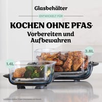 Friteuză cu aer cald portabilă Ninja CRISPi, 3,8 L, 4 în 1, 1700W, Air Fryer compact 4