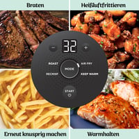 Friteuză cu aer cald portabilă Ninja CRISPi, 3,8 L, 4 în 1, 1700W, Air Fryer compact 9