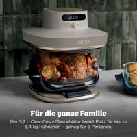 Friteuză cu aer cald Ninja CRISPi PRO XL cu capac din sticlă, 5 funcții, culoarea Stone Gold 7