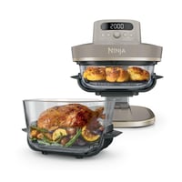 Friteuză cu aer cald Ninja CRISPi PRO XL cu capac din sticlă, 5 funcții, culoarea Stone Gold 2
