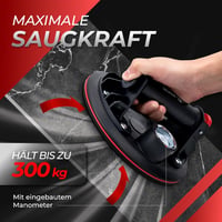 Ninja DIY Tapadókorongos Emelő Szett - 2 db Erős Szívókorong Üveghez, Laminált Lapokhoz, Csempéhez - 300 kg Teherbírás, Hordtáskával 2