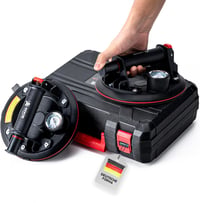 Ninja DIY Tapadókorongos Emelő Szett - 2 db Erős Szívókorong Üveghez, Laminált Lapokhoz, Csempéhez - 300 kg Teherbírás, Hordtáskával 1