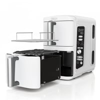 Friteuză cu aer cald Ninja Double Stack XL SL400EUWH, 9,5 L, coș dublu, 6 programe de gătire, 2470 W, Alb 2