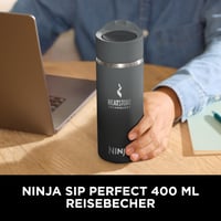 Termoska na teplé nápoje Ninja DW1603EUUKBK Sip Perfect, 400 ml, bez BPA, vhodná do umývačky riadu, čierna 2