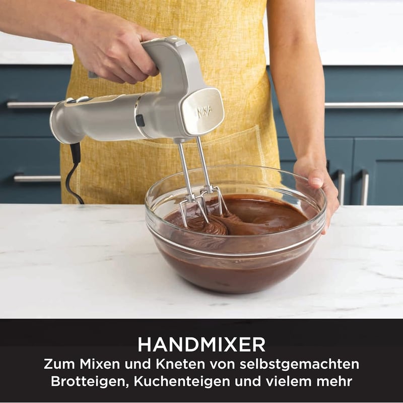 Ninja Foodi 3az1-ben Kézi Mixer, Turmixgép és Aprító, 7 Sebesség, Mosogatógépben Mosható