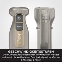 Ninja Foodi 3az1-ben Kézi Mixer, Turmixgép és Aprító, 7 Sebesség, Mosogatógépben Mosható 6