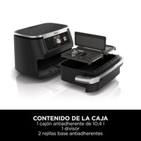 Ninja Foodi FlexDrawer AF500EU légkeveréses fritőz 7 az 1-ben, 10,4 l - fekete 2