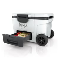 Chladiaci box Ninja FrostVault FB245EUWH s kolieskami a izoláciou, obláčikovo biela 1