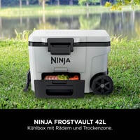 Chladiaci box Ninja FrostVault FB245EUWH s kolieskami a izoláciou, obláčikovo biela 2