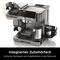 Espressor și aparat de cafea la rece 3-în-1 Ninja Luxe Premier ES601EUGM, Gri Metalizat 3