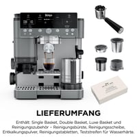 Espressor și aparat de cafea la rece 3-în-1 Ninja Luxe Premier ES601EUGM, Gri Metalizat 10