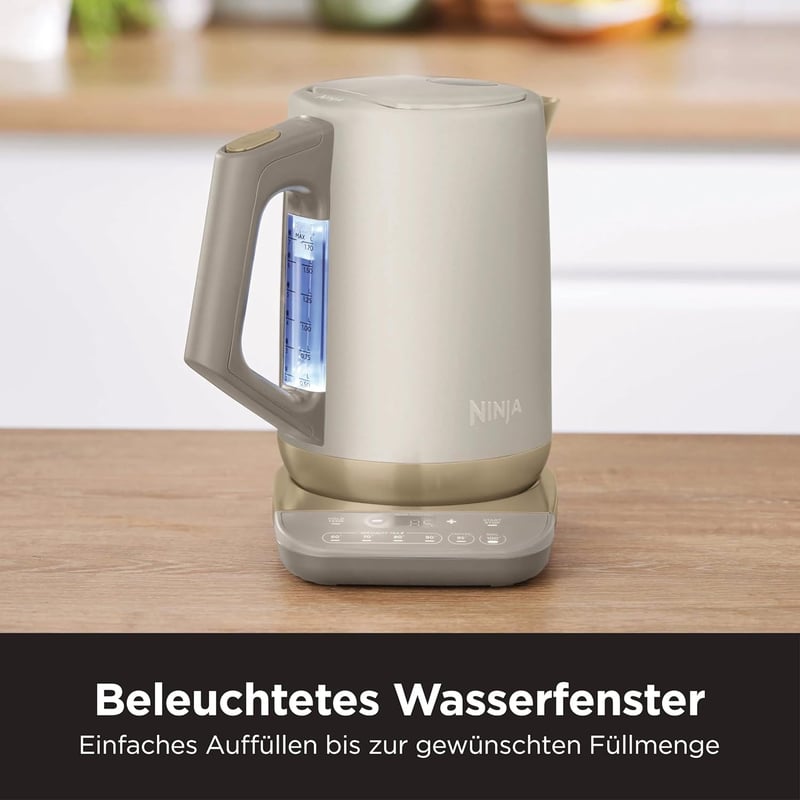 Ninja Perfect Temperature KT201EUSTGD 1,7L Vízforraló 6 Hőfokbeállítás Meleg Tartás